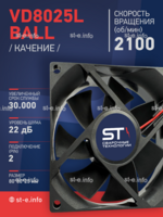 Вентилятор  VD8025L Ball (качения) 24V - st-e.info - Новочеркасск