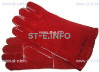 Перчатки-краги сварщика TETU 104 KEVLAR RED - st-e.info - Новочеркасск