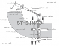 Центратор цепной однорядный Василёк СС-4TC для диаметров 254-1372 синий для нержавеющей стали - st-e.info - Новочеркасск