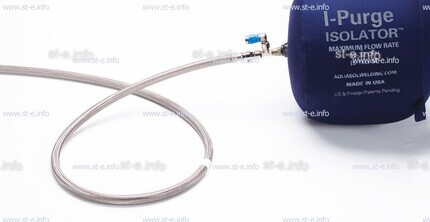Односторонняя заглушка с трубкой и клапаном ISO 5" (127mm)  - st-e.info - Новочеркасск