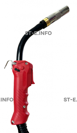 Сварочная горелка для полуавтомата QTB-600A разъем PNA (штырь), 3 метра - st-e.info - Новочеркасск